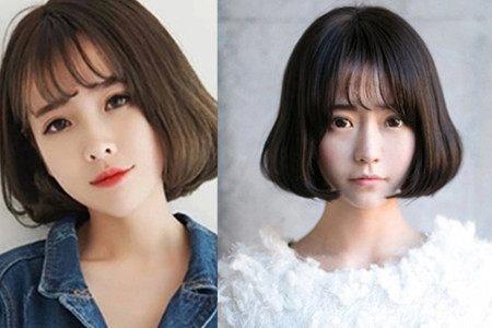 大饼脸适合的短发发型，修颜发型轻松塑造巴掌脸
