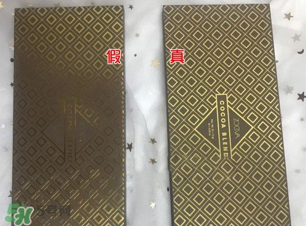 zoeva眼影盘真假怎么辨别_zoeva眼影盘真假对比图