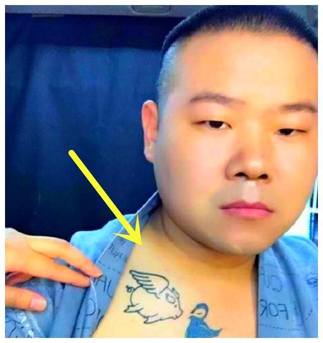 明星纹身有什么含义？胡歌一看就是孝子，他是纹了个小猪佩奇？