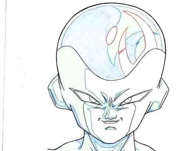 详解《龙珠》超级反派：宇宙帝王弗利萨，超强原画手稿合集