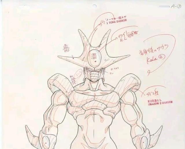 详解《龙珠》超级反派：宇宙帝王弗利萨，超强原画手稿合集