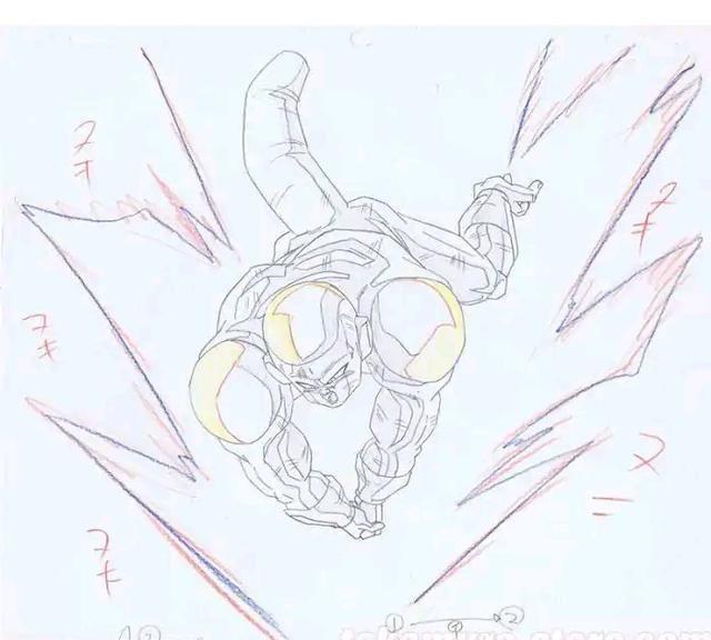 详解《龙珠》超级反派：宇宙帝王弗利萨，超强原画手稿合集