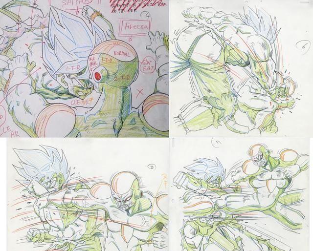 详解《龙珠》超级反派：宇宙帝王弗利萨，超强原画手稿合集
