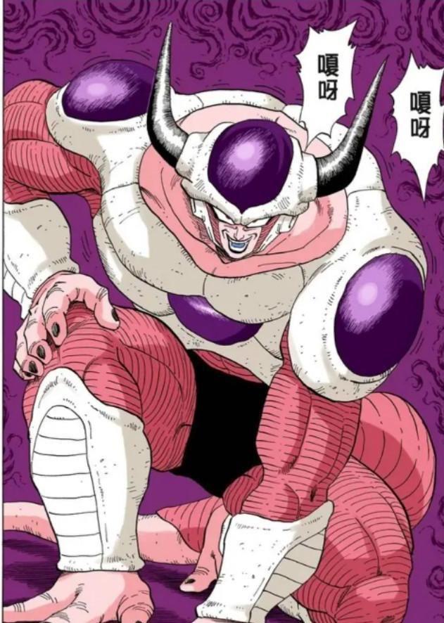 详解《龙珠》超级反派：宇宙帝王弗利萨，超强原画手稿合集