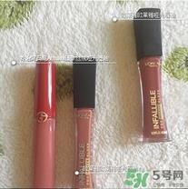 欧莱雅唇釉314试色 欧莱雅唇釉314对比318