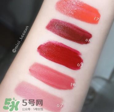 ysl哑光唇釉16试色 ysl丝绒哑光唇釉16试色图