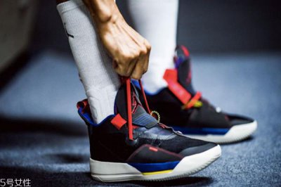 ​aj33怎么穿 全新鞋带系统