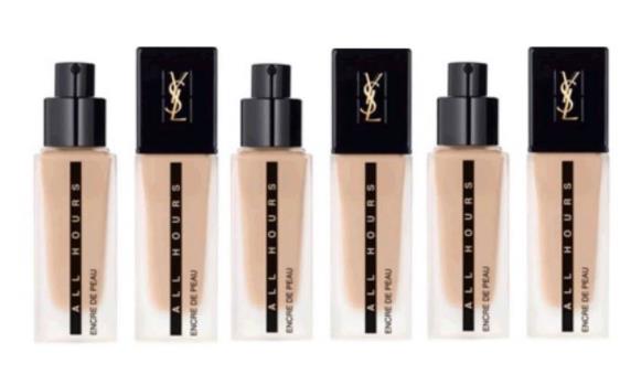 YSL恒久完美无瑕粉底液色号 YSL2017秋冬新款粉底液试色