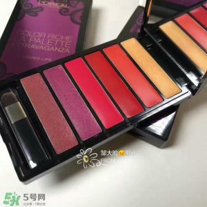 ​欧莱雅鎏金6色口红盘怎么样_好用吗