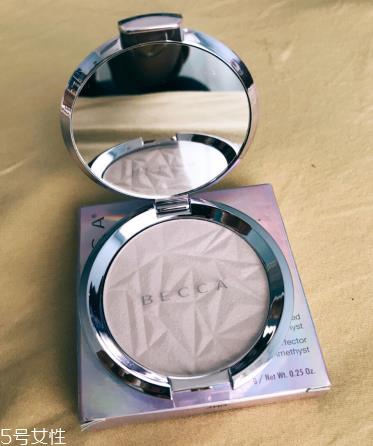 becca人鱼姬高光怎么样 becca lilac geode粉金色高光