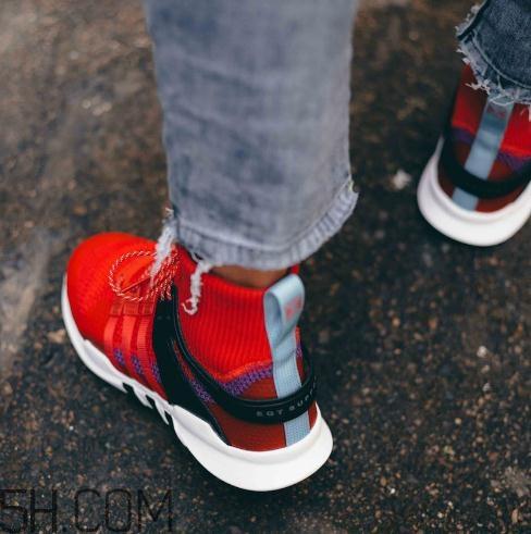 adidas eqt support adv中筒袜套款上脚效果怎么样？