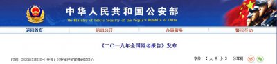 ​最新！十大姓氏排名公布！第一大姓是...