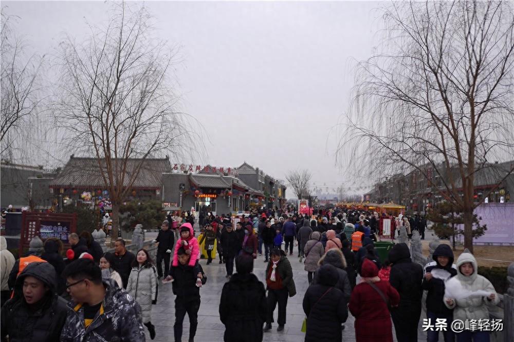 多年修炼“正定大庙会”人气大涨！南城门车多人多像个“集市”