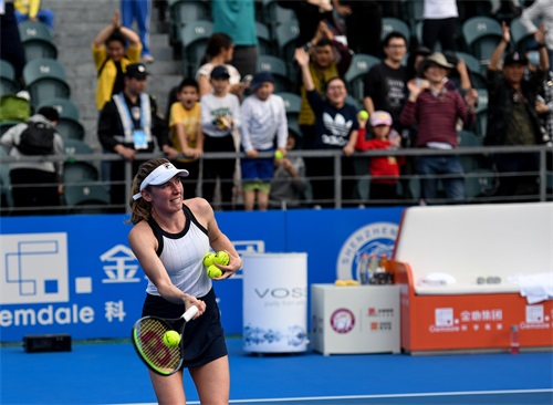网球——WTA深圳公开赛：亚历山德罗娃获得冠军