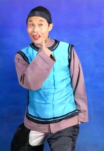 河南曲剧第一丑李天方,其表演的“李豁子”形象深入人心