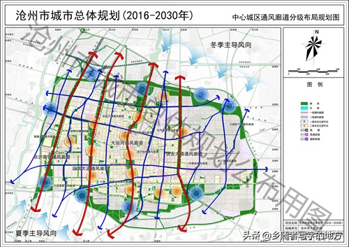 高清！河北省沧州市城市总体规划图（2016-2030），沧州人收藏了