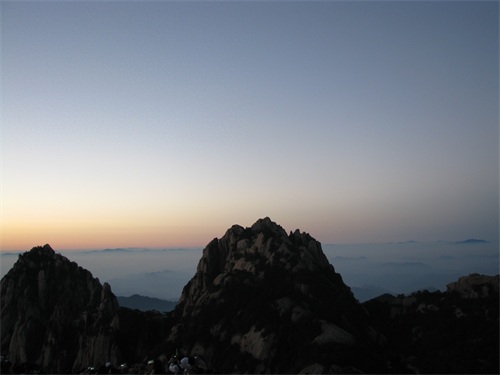 黄山登山旅游图集 路线：南大门云谷寺-白鹅岭-光明顶日出