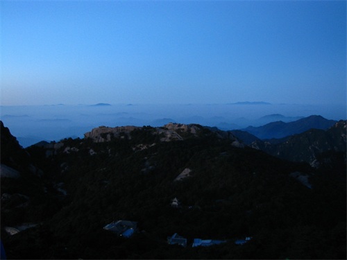 黄山登山旅游图集 路线：南大门云谷寺-白鹅岭-光明顶日出