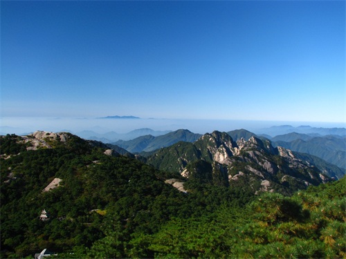 黄山登山旅游图集 路线：南大门云谷寺-白鹅岭-光明顶日出