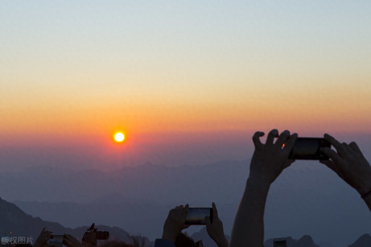 黄山登山旅游图集 路线：南大门云谷寺-白鹅岭-光明顶日出
