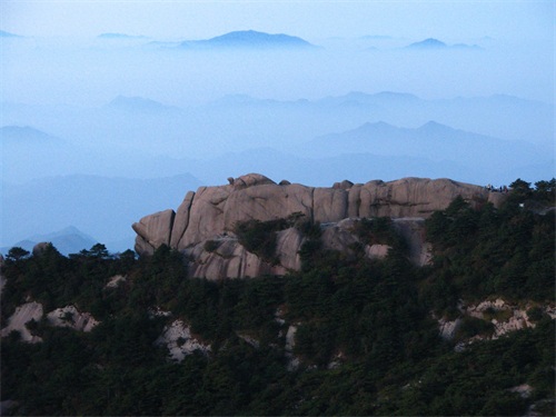 黄山登山旅游图集 路线：南大门云谷寺-白鹅岭-光明顶日出