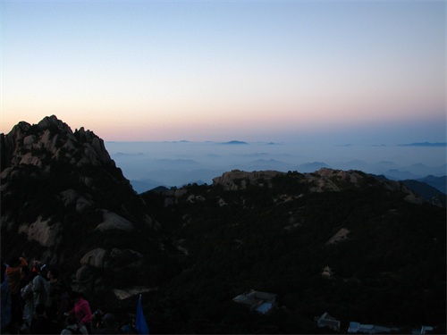 黄山登山旅游图集 路线：南大门云谷寺-白鹅岭-光明顶日出