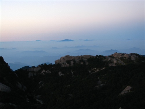 黄山登山旅游图集 路线：南大门云谷寺-白鹅岭-光明顶日出