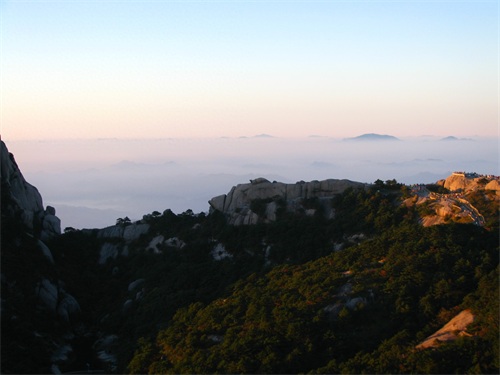 黄山登山旅游图集 路线：南大门云谷寺-白鹅岭-光明顶日出