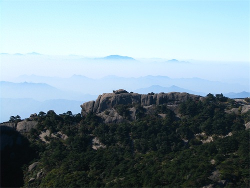 黄山登山旅游图集 路线：南大门云谷寺-白鹅岭-光明顶日出