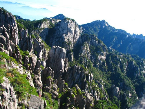黄山登山旅游图集 路线：南大门云谷寺-白鹅岭-光明顶日出