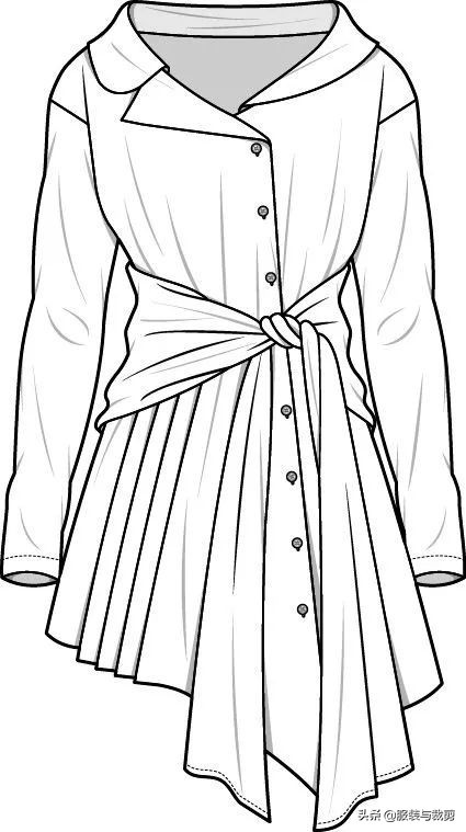 12款服装设计手绘图